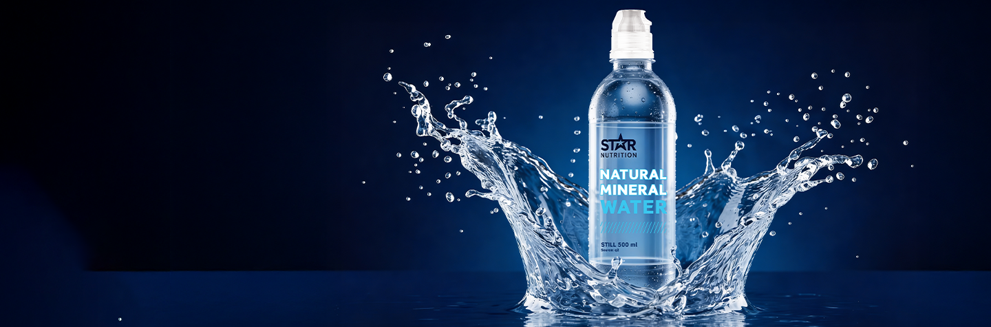 Star Nutrition Natural Mineral Water. Favorittvannet er tilbake! N&aring; med sportskork, slik at du enkelt kan nyte det samme rene, friske vannet, i en enda smidigere design.